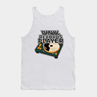 Vinyl Records Players Tank Top